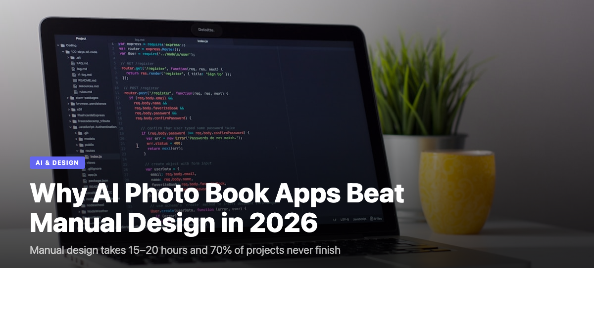 Why AI Photo Book Apps Beat Manual Design in 2026
