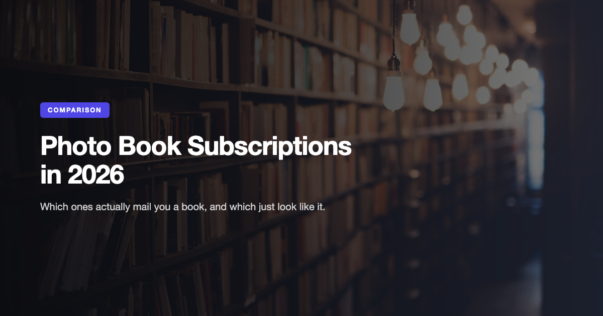Photo Book Subscriptions That Send You a Printed Book Automatically (2026)