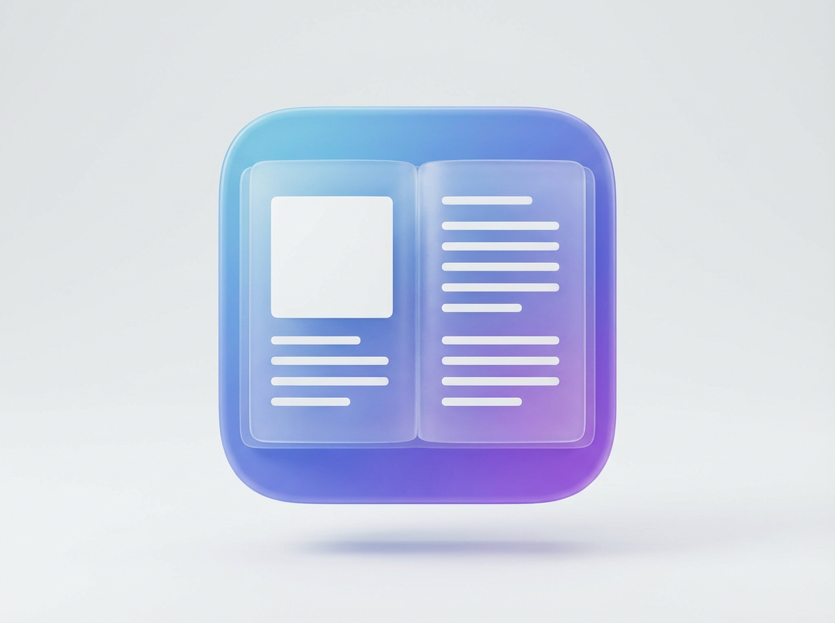 Clean, modern book layouts